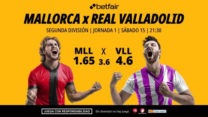 Mallorca - Real Valladolid: alineaciones, horario, dónde ver, pronósticos y estadísticas